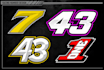 design professional racing numbers for nascar, drag and mx