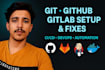 help fix, set up, and optimize your git, github, or gitlab repo