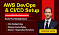 aws devops automation, kubernetes, docker, and cicd pipeline setup
