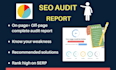 provide SEO site audit report for wordpress