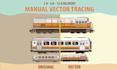 do vector tracing for high quality with fast delivery