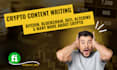 write SEO articles on, crypto, blockchain, bitcoin, and metaverse