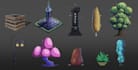 do 2d art, assets, props, icons and objects