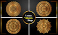 create a luxury mandala geometry logo design