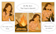 draw a custom comic strip illustration with cartoon characters for you