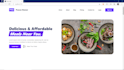 design a modern and responsive  website