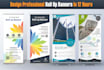 design creative roll up banner