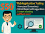 do web application testing for usability ui UX functionality