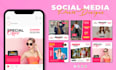 design premium quality instagram posts and facebook ads
