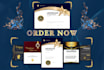 do premium certificate design within 3 hours