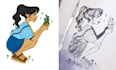 convert your hand drawing into digital art illustration