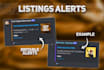 develop an opensea nft sales and listings discord bot