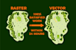 tracing illustrator and redraw logo, bitmap to vector