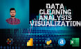 do excel data cleaning, formatting, removing duplicates, and visualizing data
