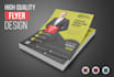 design urgent flyer, dl, capability statement, leaflet
