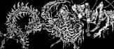 do a brutal horror, dark, death metal illustrations