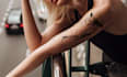 custom an abstract black tattoo design