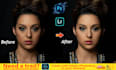 do photo retouching, editing portraits and headshots