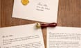 beautifully handwrite your letter with vintage stamp