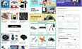design mailchimp email template,landing page, setup email campaign
