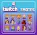 draw custom twitch, discord, youtube, kick emotes or sub badges