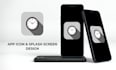 design modern professional app icon and splash screen