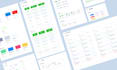 design dashboard, web app, CRM and admin panel UI