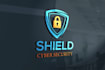 design crypto, cyber security, startup, app, tech and technology logo