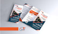 design modern bifold or trifold brochure in 6hrs