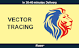 do vector tracing logo, vectorize image, convert to vector in 2 hours