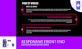 be your front end designer and web developer