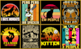 do custom retro vintage t shirt design for your pod business