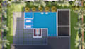 design 3d backyard, landscape, garden,pool,patio,deck design