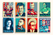 manually draw a personalized political campaign hope style poster