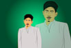 draw an awesome digital cartoon vector portrait of full body