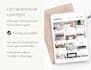 provide informative real estate posts in canva