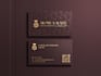 design luxury business card