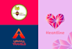 make unique minimalist trendy business logo designs