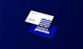 design a minimalist business card