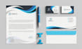 create modern,clear,creative,awesome, business card, letterhead, envelope