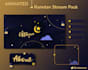 design anime or vtuber twitch, youtube stream overlays