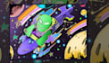 create colorful illustration and trippy psychedelic art