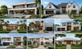 create photorealistic architectural rendering for modern houses
