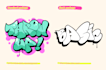 top quality bubble and throw up style graffiti design