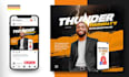 do a stunning church, event flyer design or postcard design