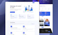 design modern website UI UX, saas web apps figma