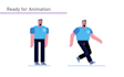 draw a animated puppet character
