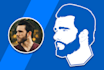 design a minimalistic flat line vector avatar in 24h