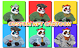 design cartoon mascot style and custom collection for nft