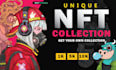 do 2d nft art 1k, 5k, 10k collection
